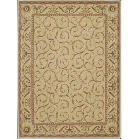 NOURISON Somerset Area Rug Collection Ivory 7 Ft 9 In. X 10 Ft 10 In. Rectangle 99446826442